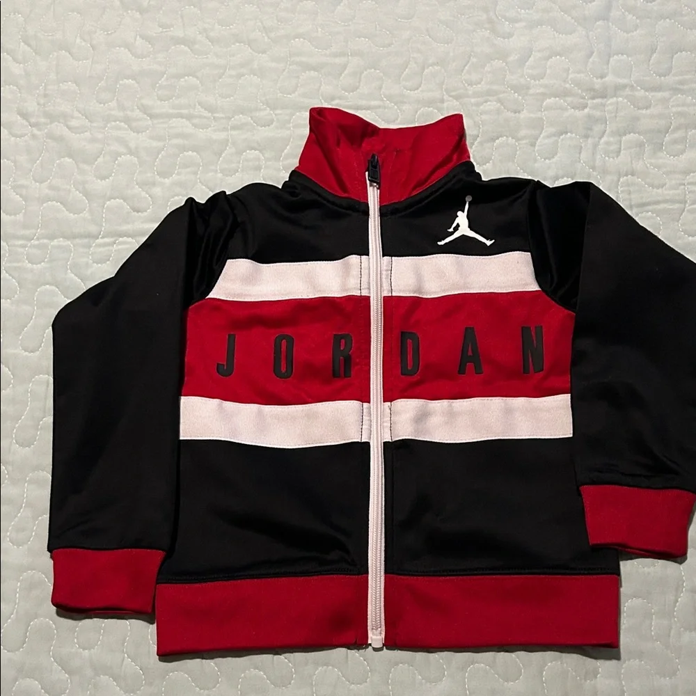 EUC Jordan Kids' Black and Red Jackets Set - Size 3T & 2T